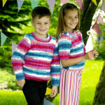 James C Brett Top and Sweater Pattern JB980