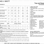 James C Brett Top and Sweater Pattern JB980