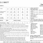 James C Brett Cardigan Pattern JB981