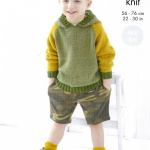 King Cole Sweater and Hoodie Pattern 6176