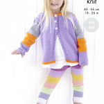 King Cole Cardigans Pattern 6177