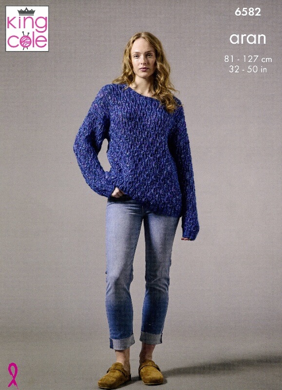 Image of King Cole Sweaters Pattern 6582