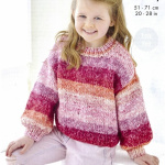King Cole Jacket and Sweater Pattern 6198