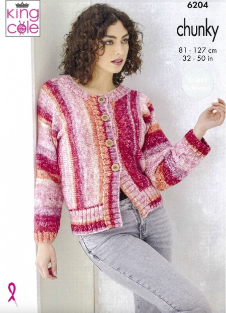 King Cole Sweater and Jacket Pattern 6204