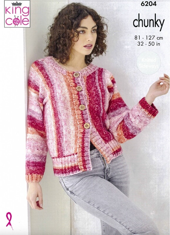 Image of King Cole Sweater and Jacket Pattern 6204