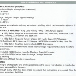 King Cole Teddy Draught Excluder Pattern 9098