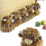 King Cole Crochet Highland Cow Door Stop and Excluder Pattern 9100