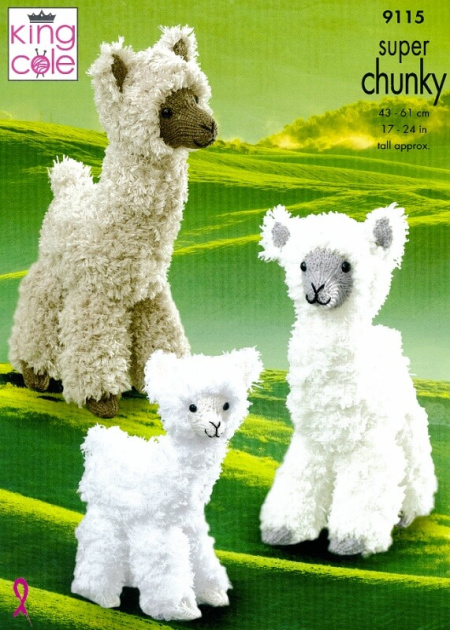 King Cole Alpacas Pattern 9115