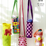 King Cole Crochet Bottle Bags Pattern 9227