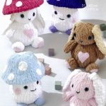 King Cole Toadstool Characters Pattern 9236