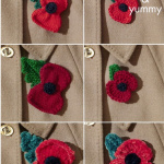 King Cole Crochet and Knitted Poppies Pattern P1111