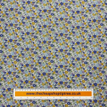 Liberty Palace Petals Blue Lasenby Cotton