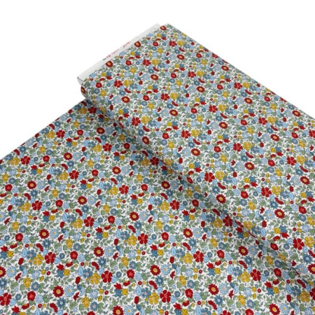 Liberty Palace Petals Red Lasenby Cotton