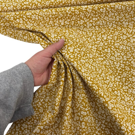 Liberty Dainty Meadow Mustard Lasenby Cotton