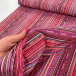 Pink Mexico Woven Stripe