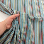 Teal Mexico Woven Stripe