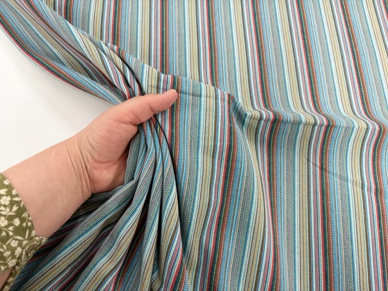 Image of Teal Mexico Woven Stripe