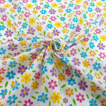 Bright Daisies Polycotton