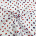 Union Jack Polka Dot Polycotton
