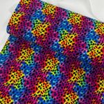 Vibrant Multicolour Dots Cotton Jersey