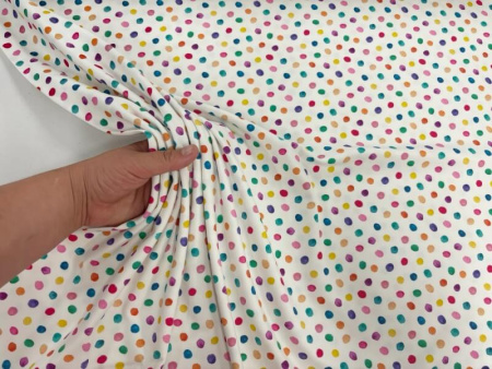 Painted Dots Cotton Jersey