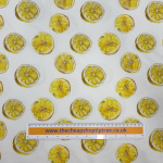 Lemon Slices Cotton Jersey