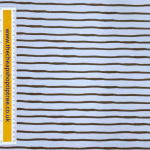Blue and Brown Stripe Cotton Jersey