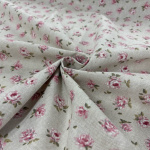 Classic Roses Linen Look