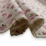 Classic Roses Linen Look