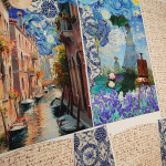 Old Masters Printed Canvas Bag Panel