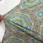Turquoise Mandala Viscose Jersey