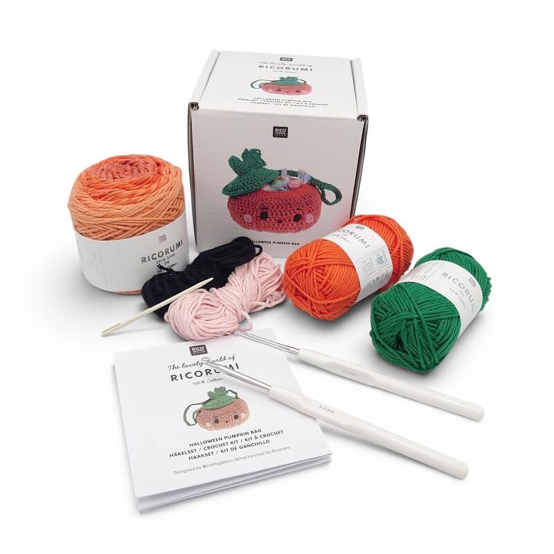 Image of Rico Halloween Pumpkin Bag Box Kit