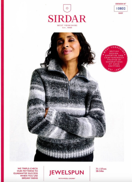 Sirdar Sweater Pattern 10802
