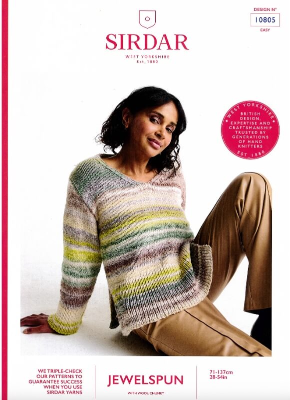 Image of Sirdar Sweater Pattern 10805