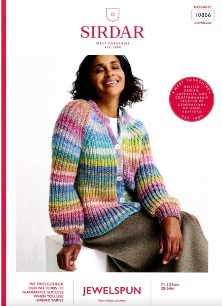 Sirdar Cardigan Pattern 10806
