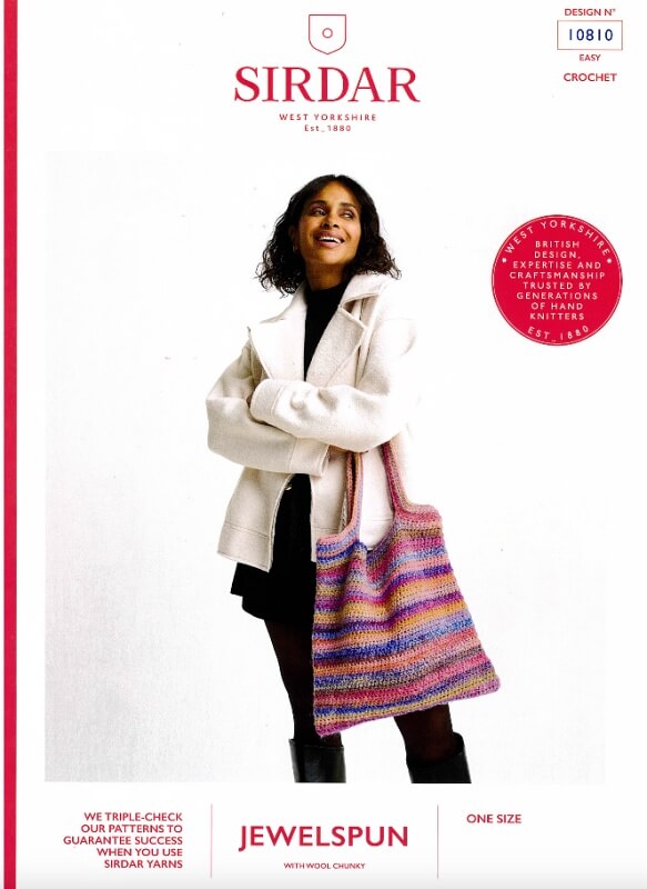 Image of Sirdar Crochet Bag Pattern 10810