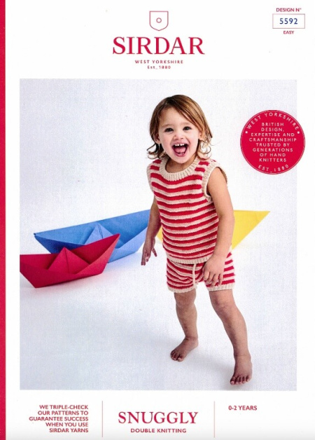 Sirdar Top and Shorts Pattern 5592