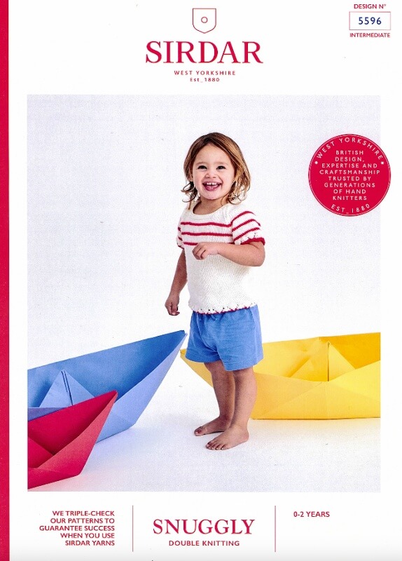 Image of Sirdar Top Pattern 5596