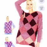 Stylecraft Crochet Diamond Motif Sweaters
