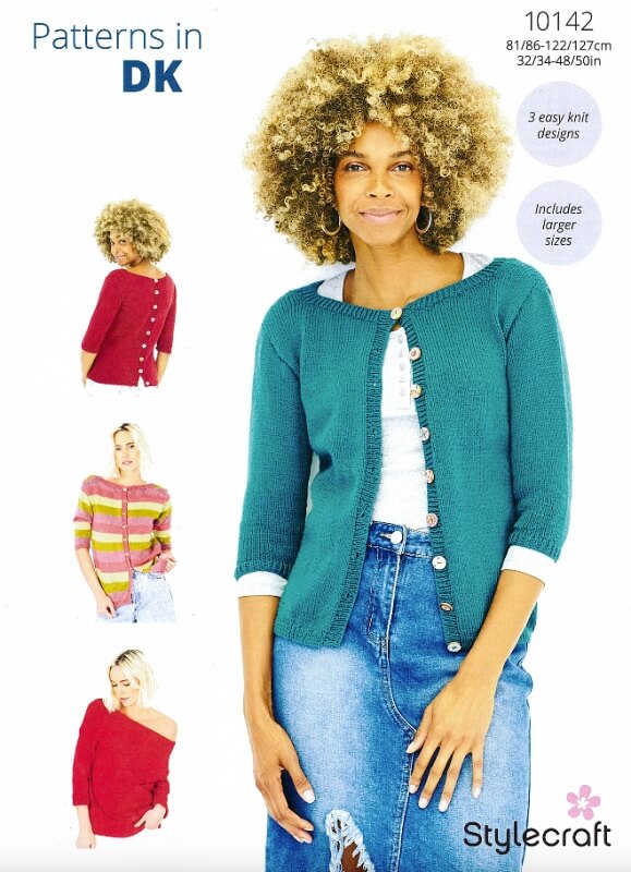 Image of Stylecraft Sweaters and Cardigans Patter 10142