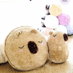 Stylecraft Crochet Capybara Plushie and Cushion Pattern 10242