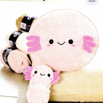 Stylecraft Crochet Axolotl Plushie and Cushion Pattern 10243