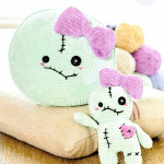 Stylecraft Crochet Voodoo Doll Plushie and Cushion Pattern 10245