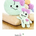 Stylecraft Crochet Voodoo Doll Plushie and Cushion Pattern 10245