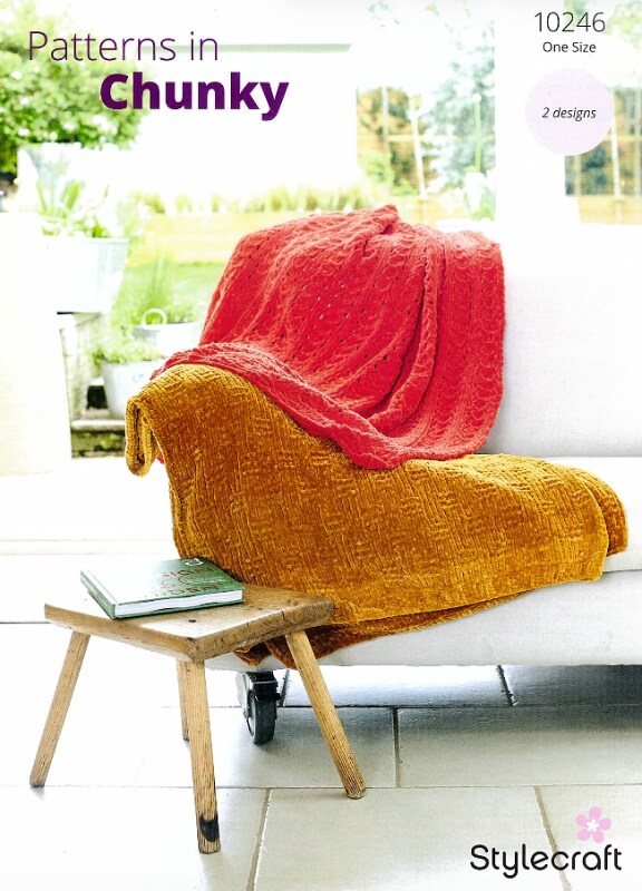 Image of Stylecraft Blankets Pattern 10246