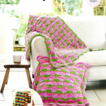 Stylecraft Crochet Blankets and Cushion Cover Pattern 10248