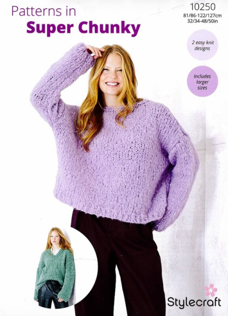 Stylecraft Sweaters Pattern 10250