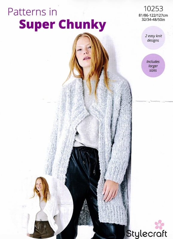 Image of Stylecraft Jacket and Gilet Pattern 10253