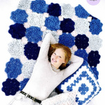 Stylecraft Crochet Blanket and Cushion Pattern 10257