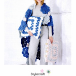 Stylecraft Crochet Blanket and Cushion Pattern 10257